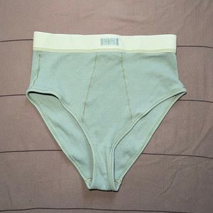 SKIMS Cotton Rib Brief in Mineral